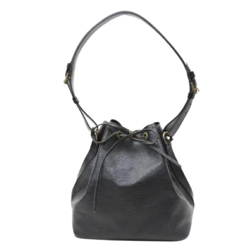 Louis Vuitton Noir Epi Leather Black Hobo Bag. Vintage pre-owned.